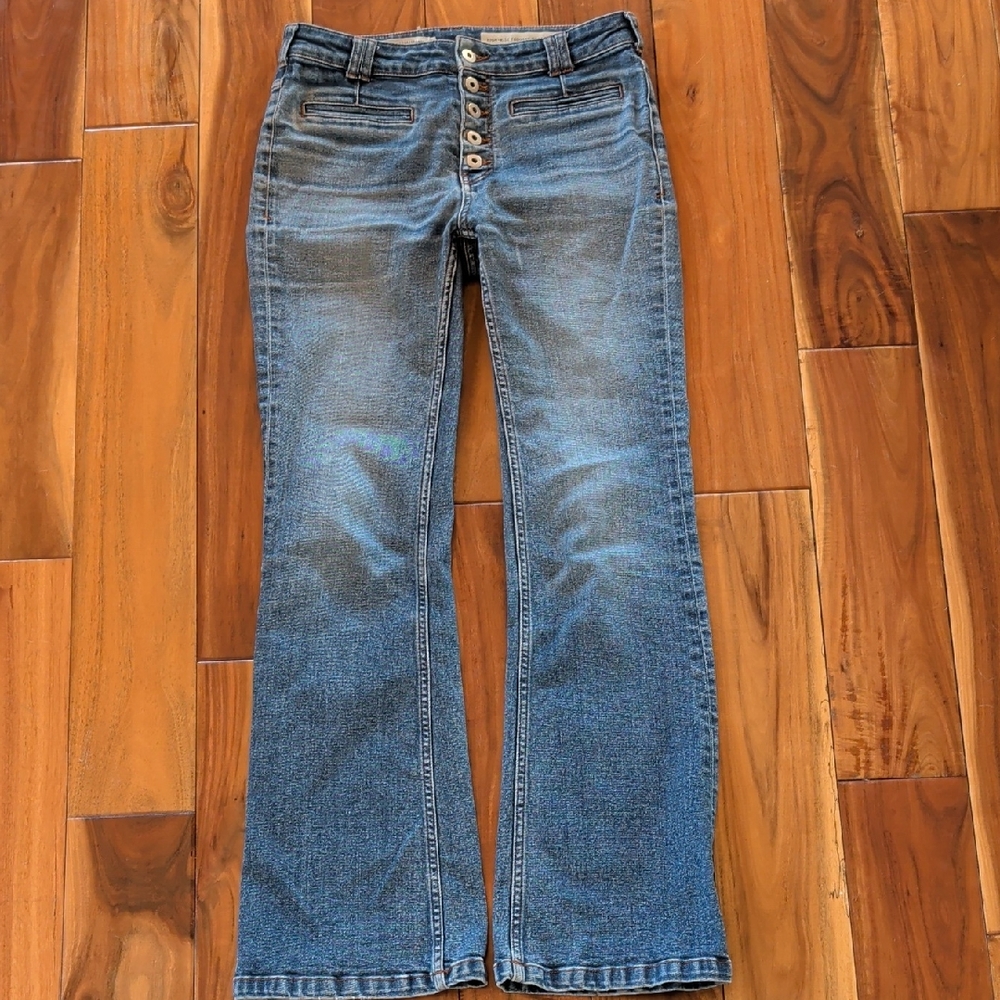 Pilcro High Rise Trouser Bootcut Jeans 27